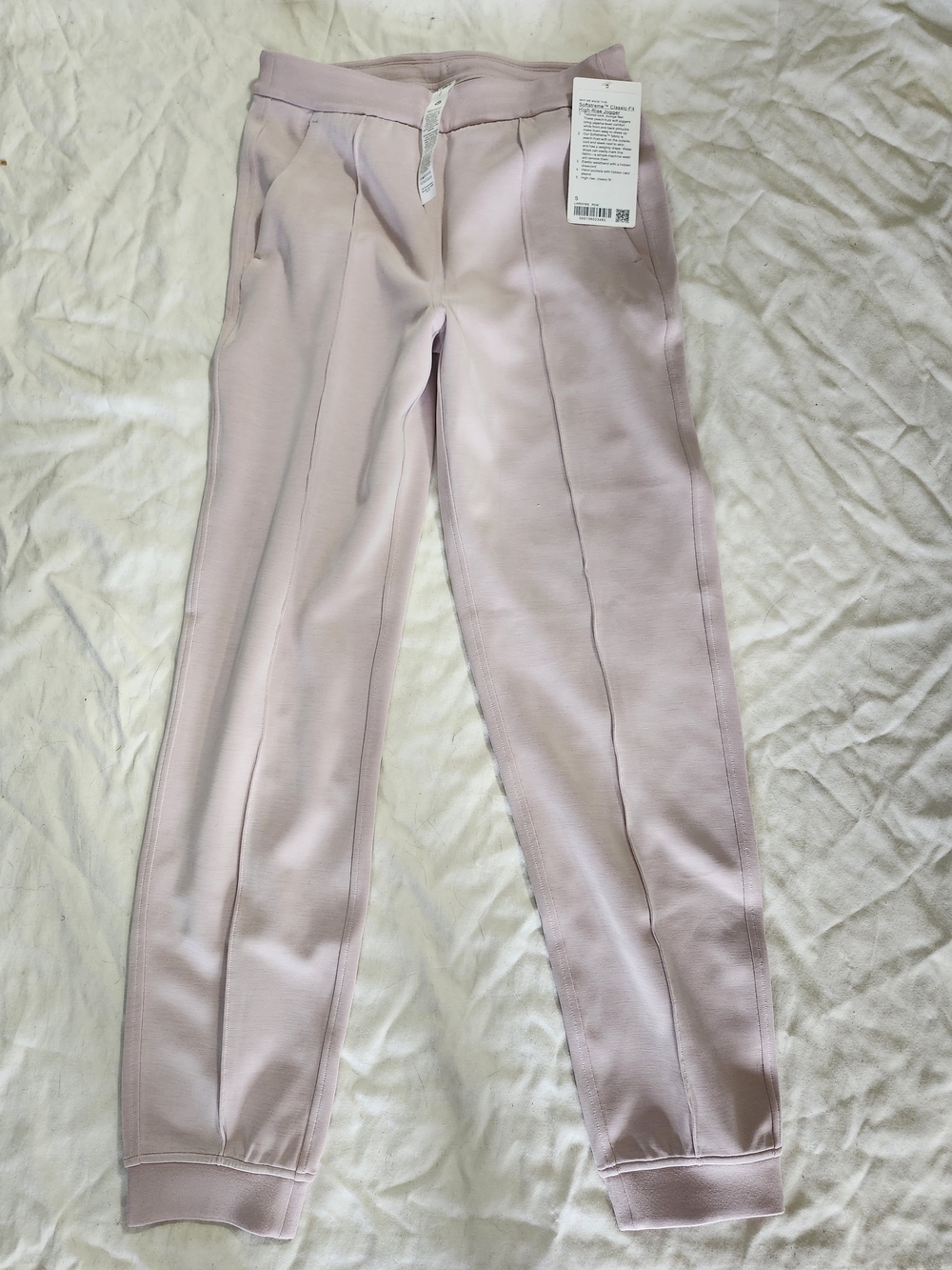 lululemon athletica Softreme Light Pink Jogger Pants